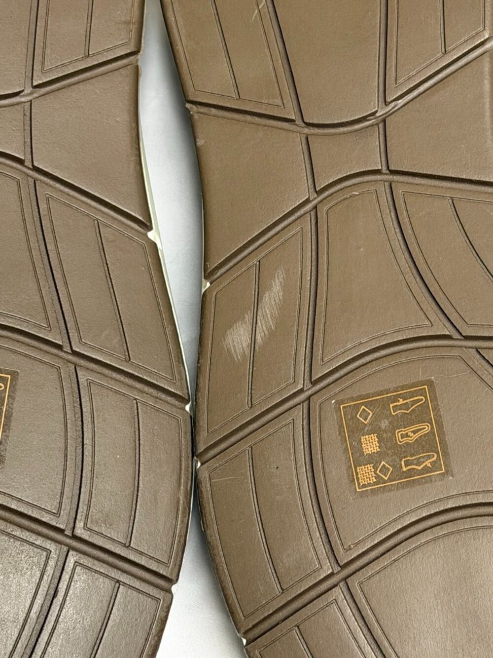 Artefact Mens Shoes Loafers Oxford Derby Leather Mesh Tan 13 - Picture 10 of 10